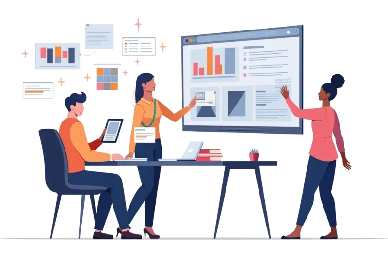 Download multilingual OCR mobile app illustration